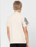 Boys Beige Printed Short Sleeves Shirt_405291+4