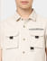 Boys Beige Printed Short Sleeves Shirt_405291+5