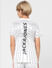 Boys White Printed Co-ord T-shirt_405288+4