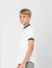 Boys White Short Sleeves Knit Shirt_405290+3