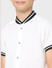 Boys White Short Sleeves Knit Shirt_405290+5