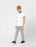 Boys White Short Sleeves Knit Shirt_405290+6