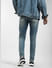 Blue Low Rise Distressed Liam Skinny Jeans_403864+4