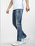 Blue Low Rise Distressed Glenn Slim Fit Jeans_403867+3