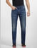 Blue Low Rise Distressed Glenn Slim Fit Jeans_403884+2