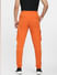 Orange Mid Rise Pocket Detail Sweatpants_403888+4