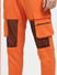 Orange Mid Rise Pocket Detail Sweatpants_403888+6