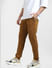 Brown Mid Rise Regular Fit Sweatpants_403889+3