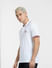White Logo Print Polo T-shirt_403892+3