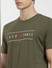 Green Logo Print Crew Neck T-shirt_403896+5