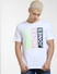 White Typographic Logo Crew Neck T-shirt_403903+2