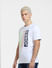 White Typographic Logo Crew Neck T-shirt_403903+3
