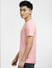 Light Pink Crew Neck T-shirt_403928+3