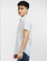 White Printed Short Sleeves Shirt_403933+3