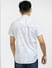 White Printed Short Sleeves Shirt_403933+4