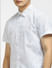 White Printed Short Sleeves Shirt_403933+5