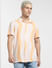 Orange Printed Short Sleeves Shirt_403942+2