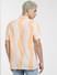 Orange Printed Short Sleeves Shirt_403942+4