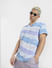 Light Blue Printed Short Sleeves Shirt_403943+1