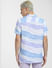 Light Blue Printed Short Sleeves Shirt_403943+4