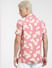Pink Floral Print Short Sleeves Shirt_403949+4