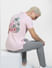 Pink Printed Polo Neck T-shirt_403959+1