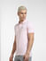 Pink Printed Polo Neck T-shirt_403959+3