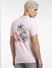 Pink Printed Polo Neck T-shirt_403959+4