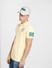 Yellow Embroidered Logo Polo T-shirt_403969+1