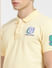 Yellow Embroidered Logo Polo T-shirt_403969+5