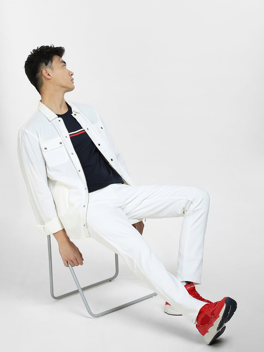 Buy White Jeans for Men by Calvin Klein Jeans Online | Ajio.com