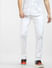 White Low Rise Glenn Slim Fit Jeans_403997+2