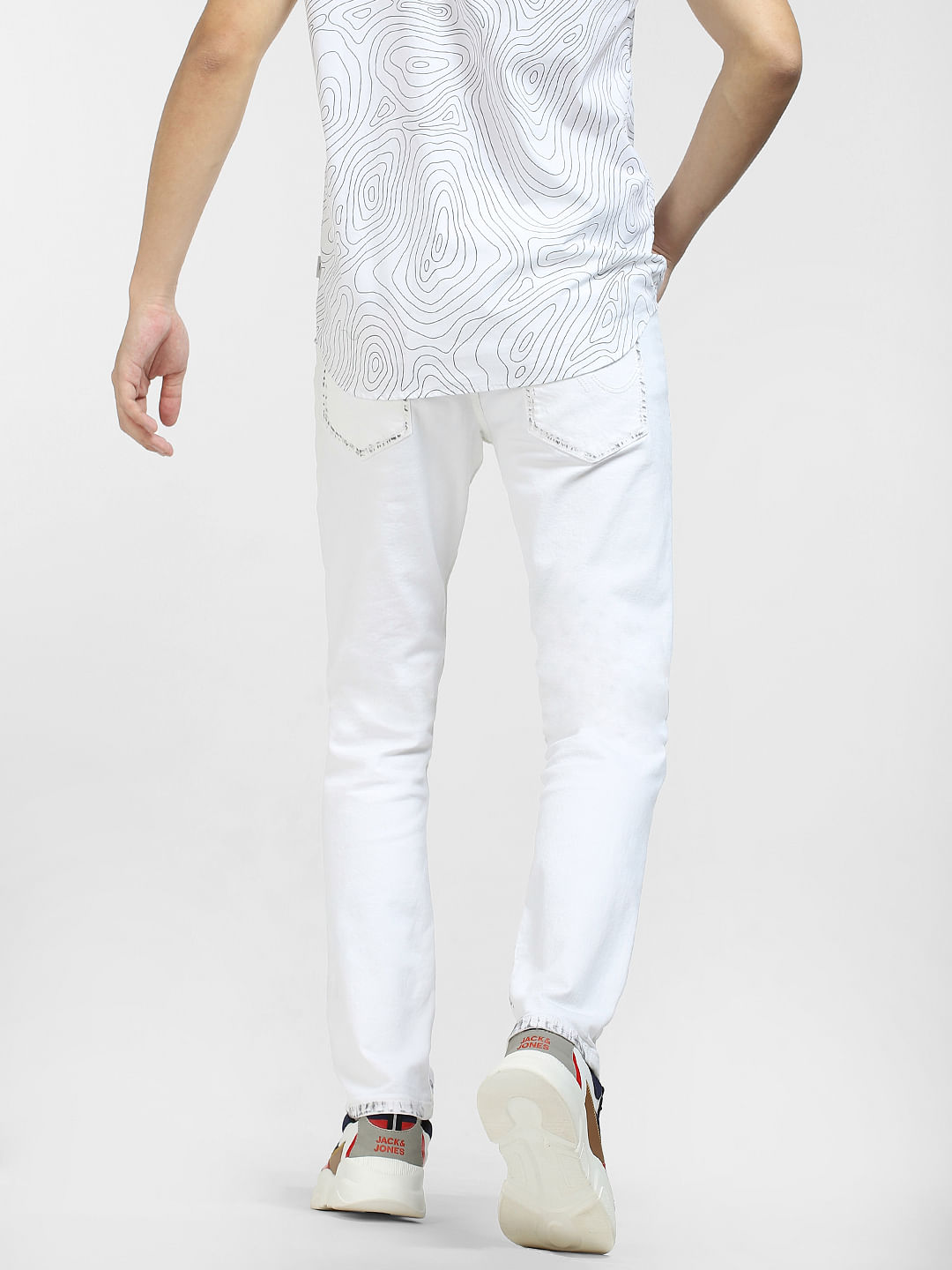 Jack and jones 2025 white jeans