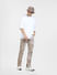 Beige Low Rise Colourblocked Glenn Slim Fit Jeans_404001+1