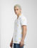 White Printed Short Sleeve Shirt_404010+3