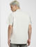 Beige Printed Short Sleeve Shirt_404011+4