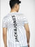 White Logo Print Crew Neck Co-ord T-shirt_404016+6