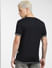 Black Reversible Logo Print Crew Neck T-shirt_404017+4
