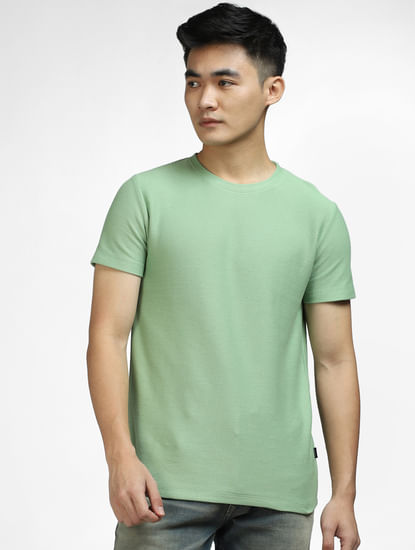 Green Co-ord Crew Neck T-shirt