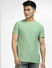 Green Co-ord Crew Neck T-shirt_404019+2