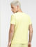 Yellow Co-ord Crew Neck T-shirt_404020+4