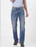 Blue Low Rise Bootcut Jeans_395777+2