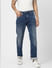 Blue Mid Rise Clark Regular Jeans_395781+2