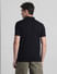Black Zip Detail Polo T-shirt_416390+4