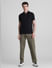 Black Zip Detail Polo T-shirt_416390+6