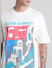White Graphic Print Crew Neck T-shirt_416391+5