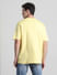 Yellow Graphic Print Crew Neck T-shirt_416392+4