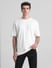 White Cotton Crew Neck T-shirt_416393+2