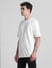 White Cotton Crew Neck T-shirt_416393+3