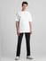 White Cotton Crew Neck T-shirt_416393+7